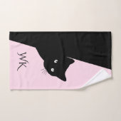 Ensemble de serviettes de bain à monogramme au mot (Serviette à main)