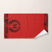 Ensemble de serviettes de bain à monogramme camouf (Serviette à main)