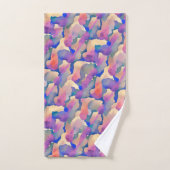 Ensemble de serviettes de bain à motif aquarelle m (Serviette à main)