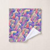Ensemble de serviettes de bain à motif aquarelle m (Gant de toilette)