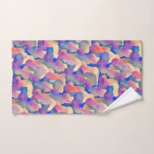 Ensemble de serviettes de bain à motif aquarelle m (Serviette à main)
