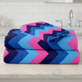 Ensemble de serviettes de bain à motif chevron ros
