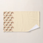 Ensemble de serviettes de bain à motif de lion | D (Serviette à main)