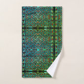 Ensemble de serviettes de bain à motif de verre te (Serviette à main)