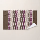 Ensemble de serviettes de bain à motif dentelle ra (Serviette à main)