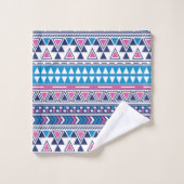 Ensemble de serviettes de bain à motif ethnique tr (Gant de toilette)