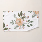 Ensemble de serviettes de bain à motif floral (Serviette à main)