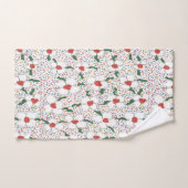Ensemble de serviettes de bain à motif floral clas (Serviette à main)