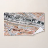 Ensemble de serviettes de bain à motif marbré tend (Serviette à main)