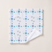 Ensemble de serviettes de bain à motif oiseaux mod (Gant de toilette)