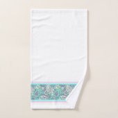 Ensemble de serviettes de bain à motifs cachemire  (Serviette à main)