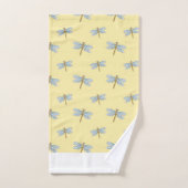 Ensemble de serviettes de bain à motifs de libellu (Serviette à main)