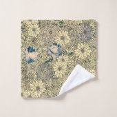 Ensemble de serviettes de bain à motifs floraux un (Gant de toilette)