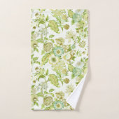 Ensemble de serviettes de bain à motifs floraux ve (Serviette à main)