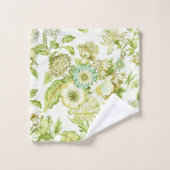 Ensemble de serviettes de bain à motifs floraux ve (Gant de toilette)
