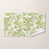 Ensemble de serviettes de bain à motifs floraux ve (Serviette à main)