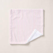 Ensemble de serviettes de bain à rayures roses de (Gant de toilette)