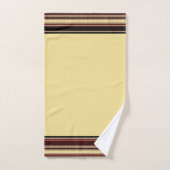 Ensemble de serviettes de bain à rayures texturées (Serviette à main)
