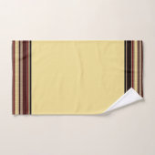 Ensemble de serviettes de bain à rayures texturées (Serviette à main)