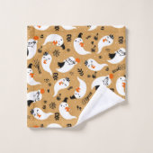 Ensemble de serviettes de bain à thème Halloween (Gant de toilette)