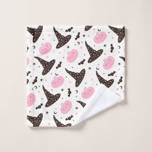 Ensemble de serviettes de bain à thème Halloween (Gant de toilette)