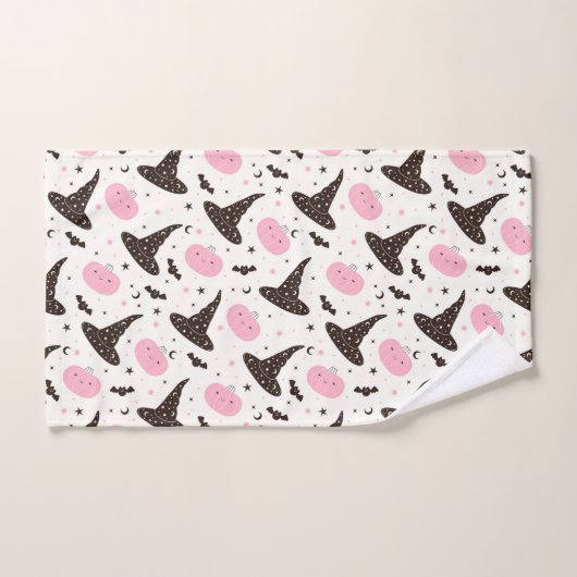 Ensemble de serviettes de bain à thème Halloween (Serviette à main)