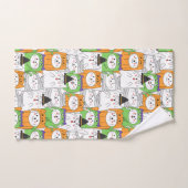 Ensemble de serviettes de bain à thème Halloween (Serviette à main)