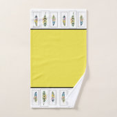 Ensemble de serviettes de bain à trois plumes (Serviette à main)