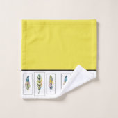 Ensemble de serviettes de bain à trois plumes (Gant de toilette)