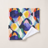 Ensemble de serviettes de bain - Abstrait moderne (Gant de toilette)