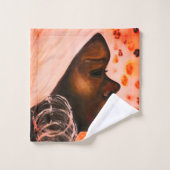 Ensemble De Serviettes De Bain Africaine Jolie Fem (Gant de toilette)