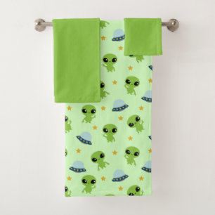Ensemble de serviettes de bain Aliens