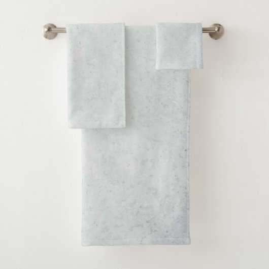 Ensemble de serviettes de bain américaine en coule (En situation)