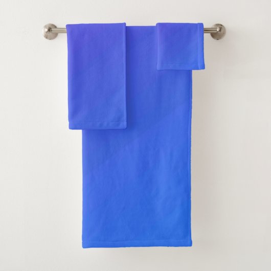 Ensemble de serviettes de bain américaine en coule (En situation)