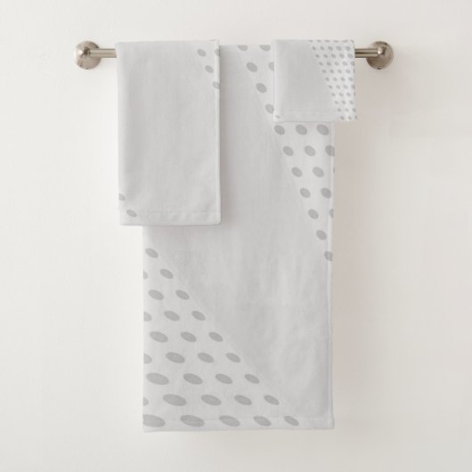Ensemble de serviettes de bain américaine en coule (En situation)