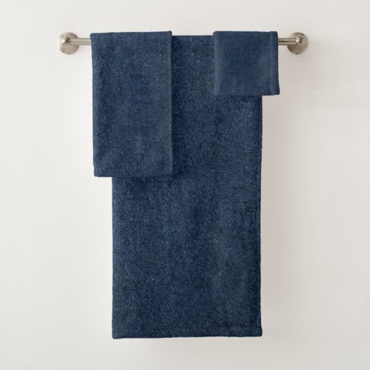 Ensemble de serviettes de bain américaine en coule (En situation)