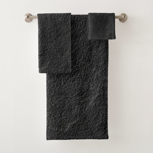 Ensemble de serviettes de bain américaine en coule (En situation)
