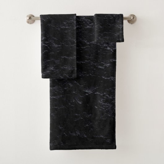 Ensemble de serviettes de bain américaine en coule (En situation)