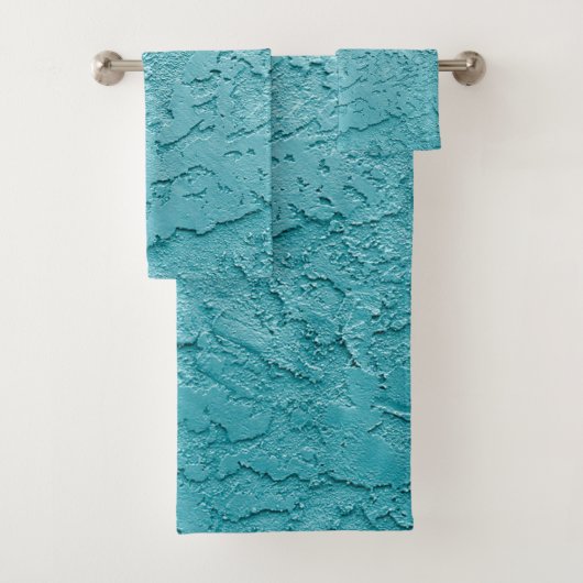 Ensemble de serviettes de bain américaine en coule (En situation)