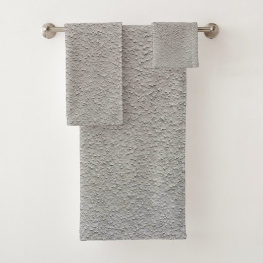 Ensemble de serviettes de bain américaine en coule (En situation)