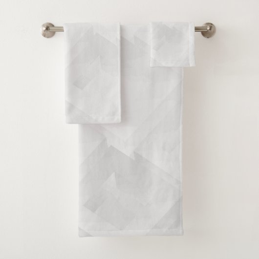 Ensemble de serviettes de bain américaine en coule (En situation)