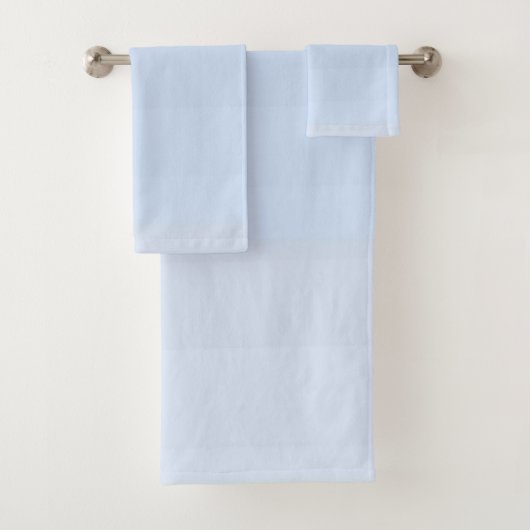 Ensemble de serviettes de bain américaine en coule (En situation)