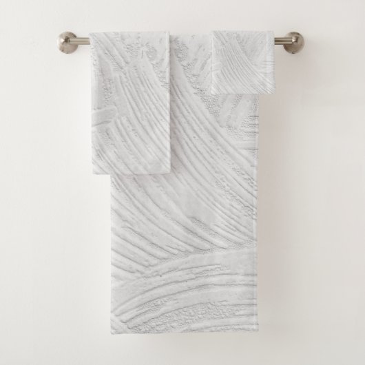 Ensemble de serviettes de bain américaine en coule (En situation)