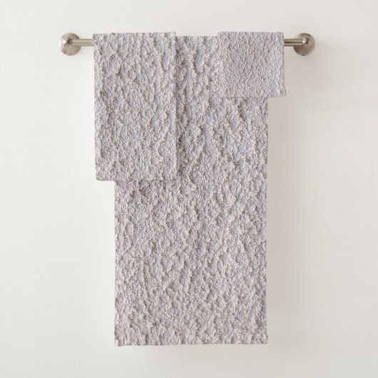 Ensemble de serviettes de bain américaine en coule (En situation)