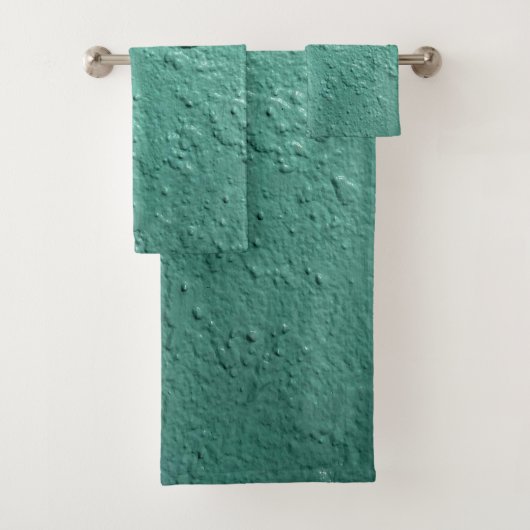 Ensemble de serviettes de bain américaine en coule (En situation)