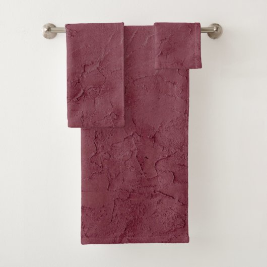 Ensemble de serviettes de bain américaine en coule (En situation)