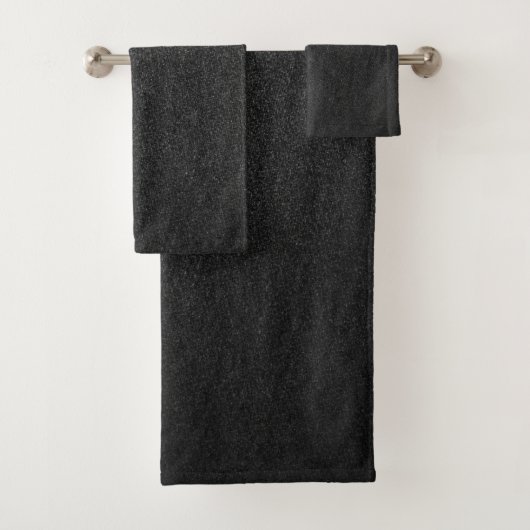 Ensemble de serviettes de bain américaine en coule (En situation)