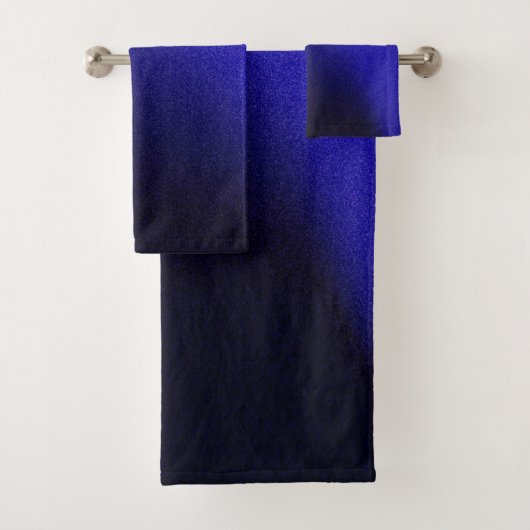 Ensemble de serviettes de bain américaine en coule (En situation)