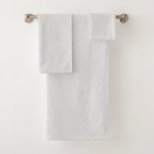 Ensemble de serviettes de bain américaine en coule (En situation)