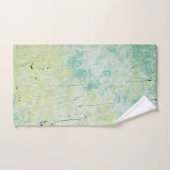 Ensemble de serviettes de bain américaine en coule (Serviette à main)